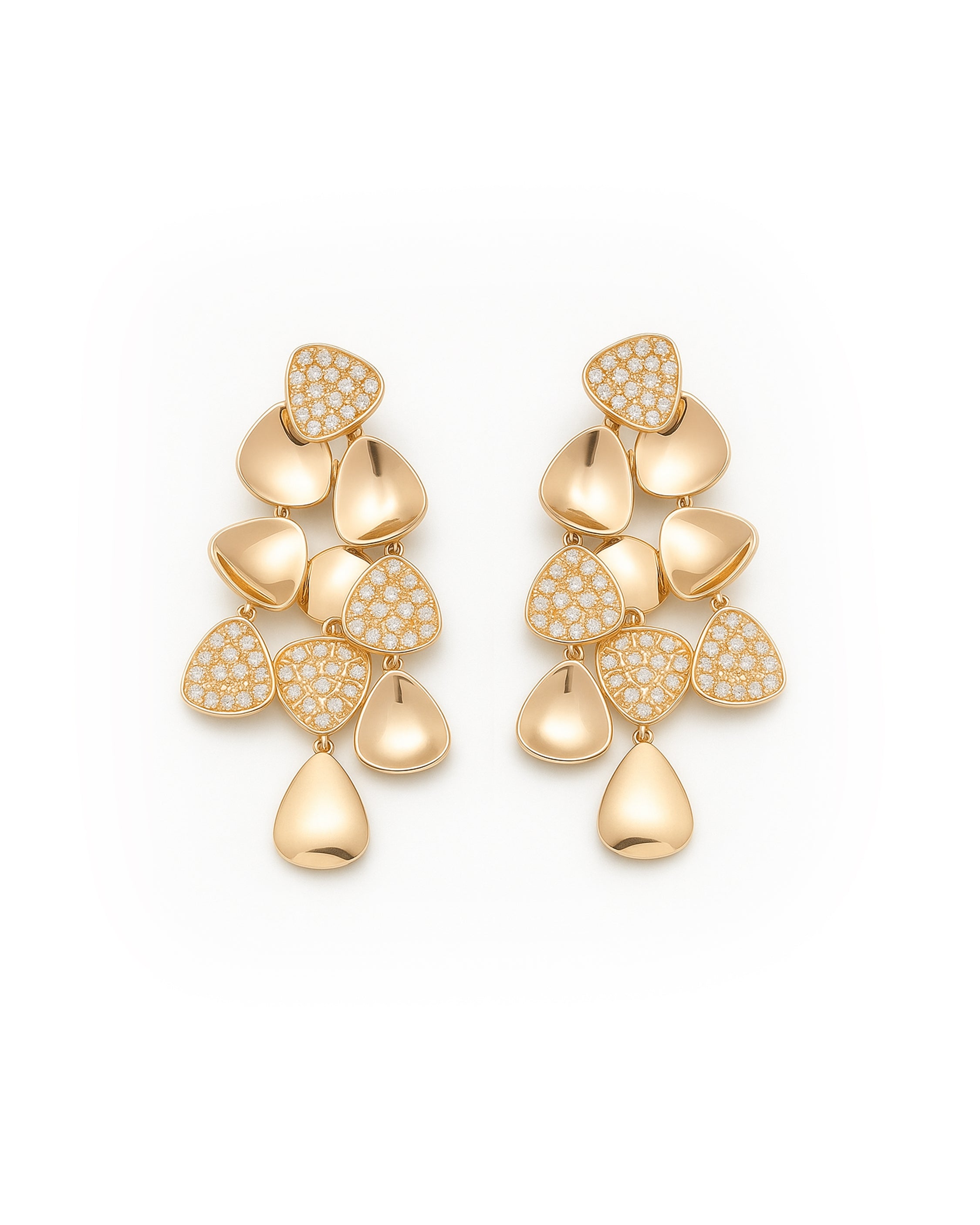 Golden Petals Earrings