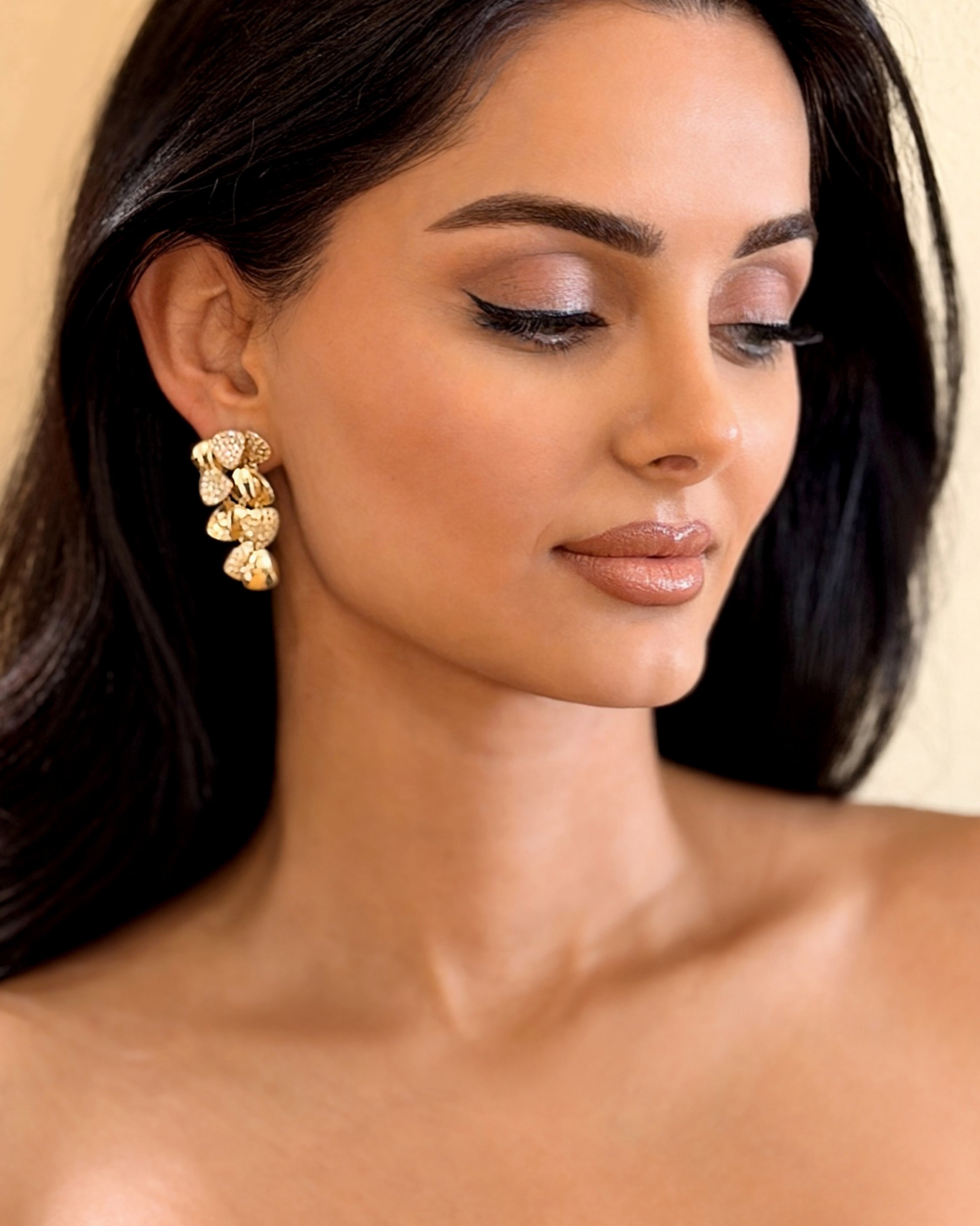 Golden Petals Earrings